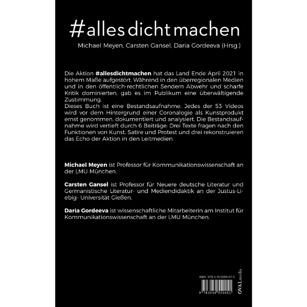 #allesdichtmachen bei shop.oval.media